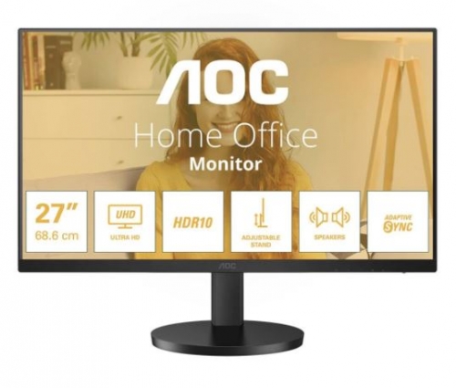 Monitor AOC 27 polegadas IPS UHD 4K 60Hz Preto
