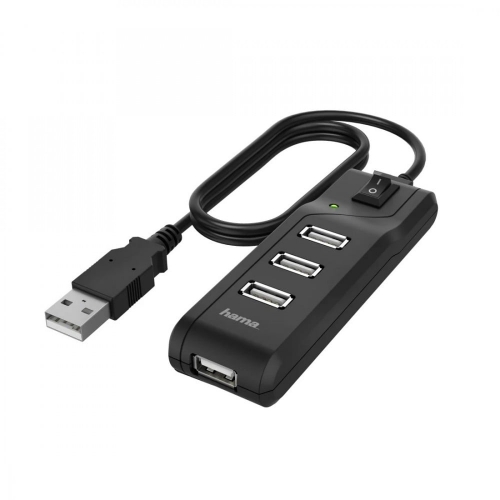 Hub USB 2.0 4 Ports, 480 Mbps