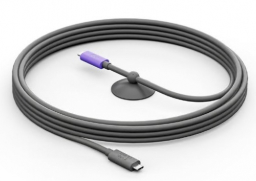 Cabo Logitech USB 24 pin USB-C (M) para 24 pin USB-C (M) USB 3.1 Gen 2 5 m para MeetUp 2 952-000195