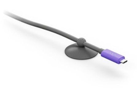 Cabo Logitech USB 24 pin USB-C (M) para 24 pin USB-C (M) USB 3.1 Gen 2 5 m para MeetUp 2 952-000195