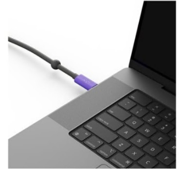 Cabo Logitech USB 24 pin USB-C (M) para 24 pin USB-C (M) USB 3.1 Gen 2 5 m para MeetUp 2 952-000195