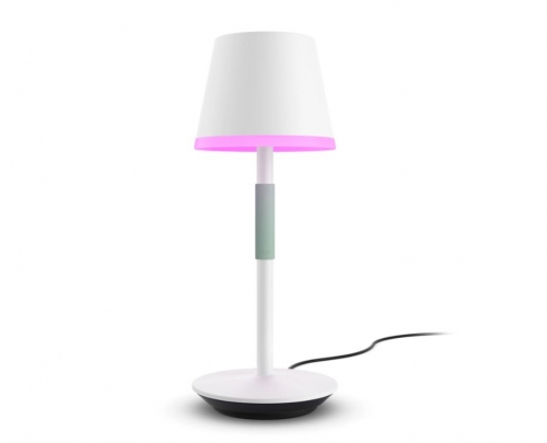 Candeeiro de mesa portátil Hue Go Branco