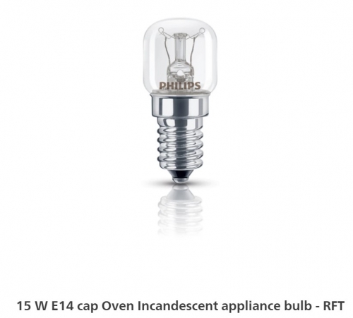 Philips App 15.4W E14 230-240V T22 CL OV 1PF/10
