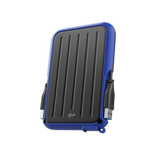 Disco externo 2.5 2TB SP Armor A66 USB 3.2 Type A, IPX4,Shockproof, Azul