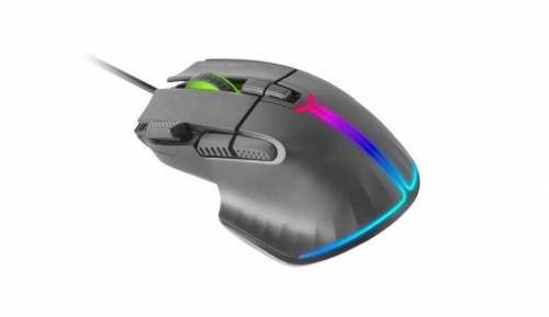 Rato MARS GAMING MM-XT,RGB GAMING,12800 DPI,ERGONOMIC WITH THUMB REST,HUANO SWITCHES, SOFTWARE,Preto