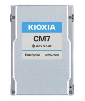 Disco KIOXIA CM7-R Series SSD Empresarial, Leitura Intensiva 3840GB 2.5" PCI Express 5.0 (NVMe)