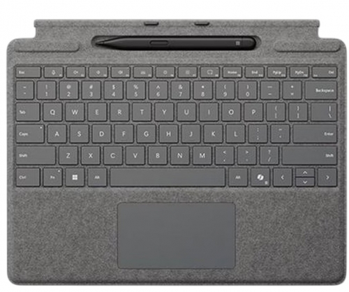 Capa Teclado Microsoft Surface Pro Signature com Slim Pen 2 para Surface Pro 10 Platina