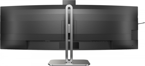 Monitor curvo Philips 49 polegadas QHD duplo, Multimídia, Altura ajustável, Webcam, Preto