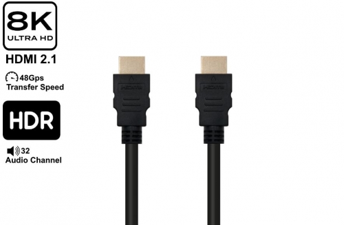 Cabo HDMI de ultra alta velocidade 8K com Ethernet 10m