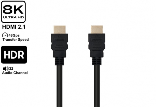 Cabo HDMI de ultra alta velocidade 8K com Ethernet 5m