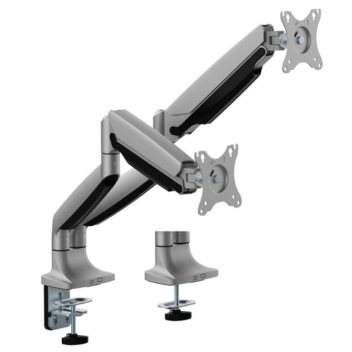 Suporte de Monitor Ewent EW1528 Heavy-Duty 2 Monitores 17" - 49" Articulado Cinza