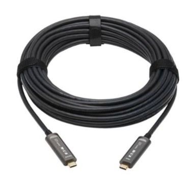  Cabo USB-C da Eaton Tripp Lite EATON T (M/M) - USB 3.2 Gen 2 (10 Gbps) Plenum-Rated Fiber Active Optical Cable 