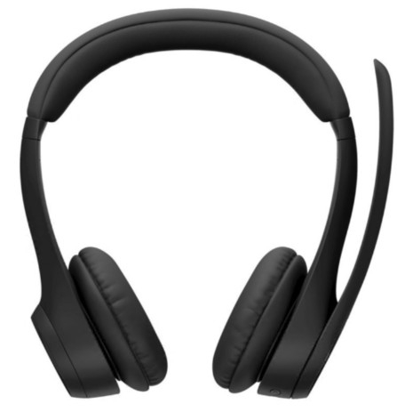 Auscultadores Logitech Zone 305 bluetooth sem fios USB-C através de adaptador de Bluetooth isolamento de ruído, 981-001453