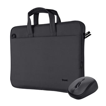Mala para Portáteis Trust Bologna + Rato SET Preto
