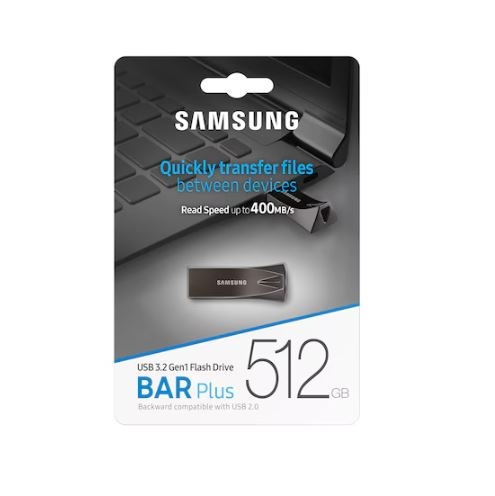 Pen drive Samsung BAR Plus USB 3.2 Gen 1 - 512 GB 