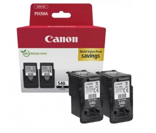 Tinteiro preto Canon PG-540L de alto rendimento (Twin Pack) - 5224B020