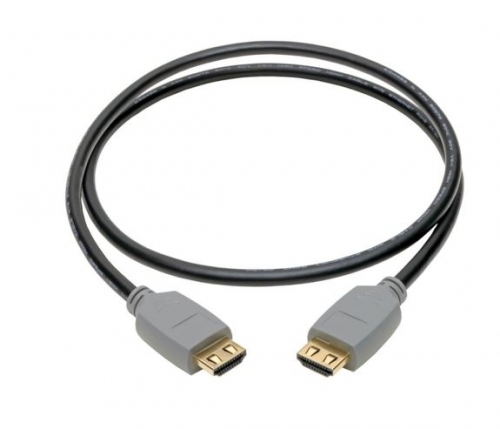 Cabo HDMI EATON TrippLite 4K (M/M) 4K60Hz, 4:4:4, Conectores de fixação, Preto, 90 cm - P568-003-2A