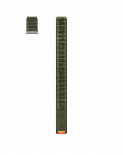 Bracelete de Tecido (M/L) para Samsung Galaxy Watch7 - Verde Escuro