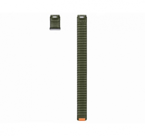 Bracelete de Tecido (M/L) para Samsung Galaxy Watch7 - Verde Escuro