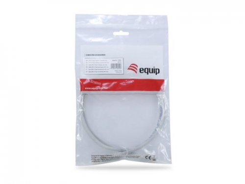 Cabo de conexão S/FTP de platina Cat.6A 605612, 3,0 m, branco