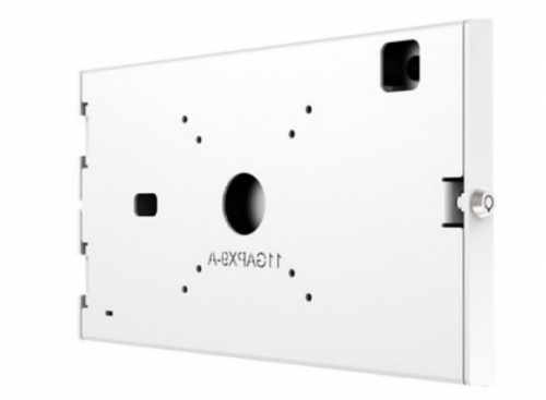 Cobertura para tablet Compulocks Galaxy Tab A9+ Apex Enclosure Wall Mount bloqueável moldura metálica branco , 11GAPX9W