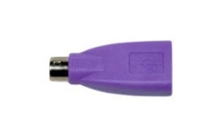 Adaptador de teclado PS/2 (M) para USB (F) violeta CHERRY 6171784