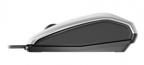 Rato com fio Cherry MC 4900 com impressão digital, prata/preto JM-A4900