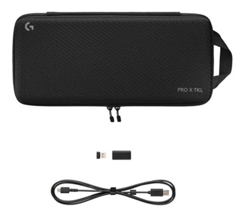 Teclado Logitech G PRO X TKL Gaming Bluetooth QWERTY Padrão internacional americano interruptor: Tactile preto, 920-012136