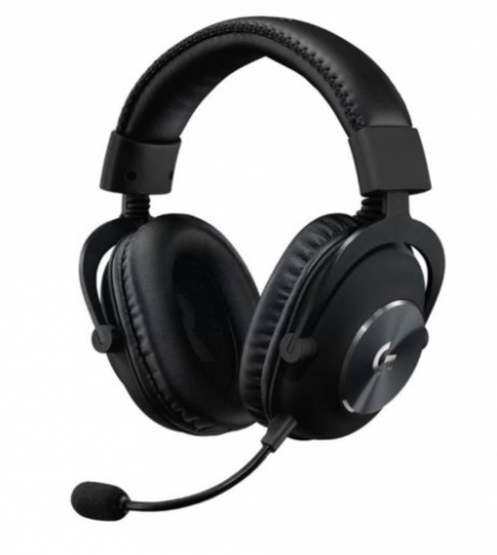 Auscultadores Logitech G Pro X 2 tamanho completo Bluetooth / LIGHTSPEED sem fios, com cabo macaco de 3,5 mm isolamento de ruído preto, 991-000550