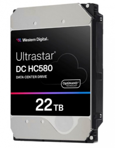 Disco WD Ultrastar DC HC580 WUH722422AL5204 Centro de Dados 22TB 3.5" SAS 12Gb/s 7200 rpm buffer: 512 MB, 0F62791