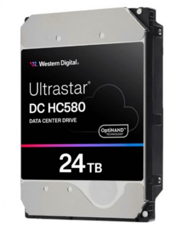 Disco HDD WD Ultrastar DC HC580 WUH722424AL5204 Centro de Dados 24 TB interna 3.5" SAS 12Gb/s 7200 rpm buffer: 512 MB , 0F62802