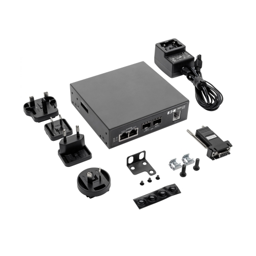 Servidor de console de 8 portas da série Tripp Lite com modem integrado, NIC GbE duplo, Flash de 4 Gb e SFP duplo