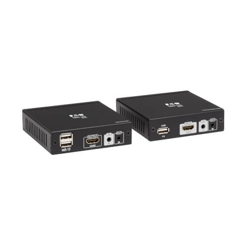 Extensor de console KVM HDMI HDBaseT série Tripp Lite sobre Cat6 - 2 portas USB, IR, 4K 30 Hz (130 pés), 1080p (230 pés)