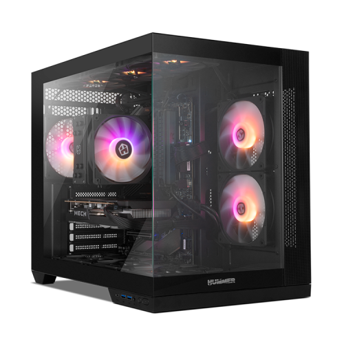 Caixa Nox Hummer Astra Neo Black Minimal Mid Tower