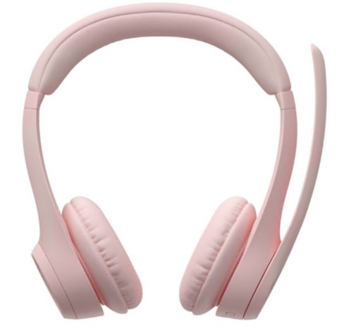 Auscultadores Logitech Zone 300 bluetooth sem fios rosa 981-001412
