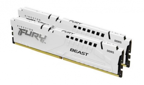 Kit de Memória KINGSTON 32GB 6000MT/s DDR5 CL36 DIMM (2x16GB) FURY BEAST Branco