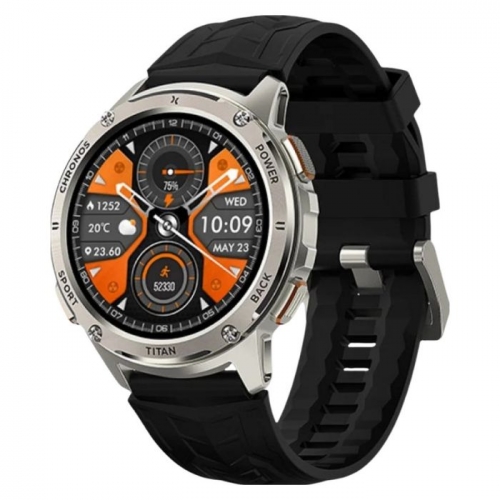 SmartWatch Maxcom FW110 Titan Chronos Prateado