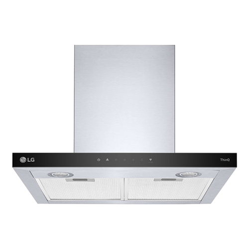 Chaminé / Exaustor de Parede LG HCEZ2426S – 60cm, 800m³/h, 3 Velocidades + Boost, Wi-Fi ThinQ, Touch, LED, Inox