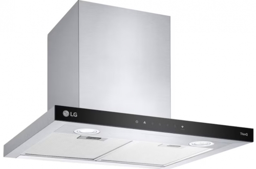 Chaminé / Exaustor de Parede LG HCEZ2426S – 60cm, 800m³/h, 3 Velocidades + Boost, Wi-Fi ThinQ, Touch, LED, Inox