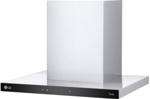 Chaminé / Exaustor de Parede LG HCEZ2426S – 60cm, 800m³/h, 3 Velocidades + Boost, Wi-Fi ThinQ, Touch, LED, Inox