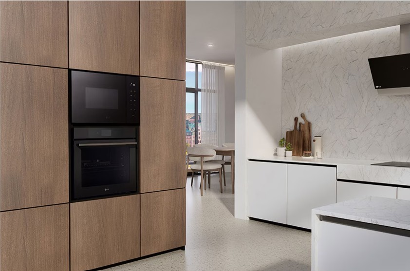 Micro-ondas de Encastre com Grill LG MGBZ2593F, 25 L, 900 W, Inox e Controlos Táteis