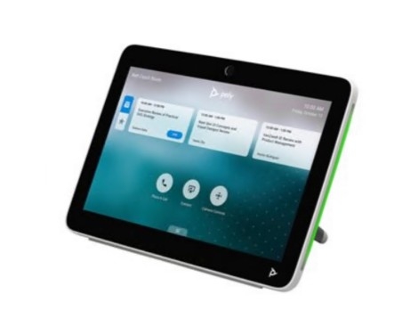 Controlador de toque Certificação Zoom branco Compatível com TAA HP Poly TC10 No Radio , 93S70AA