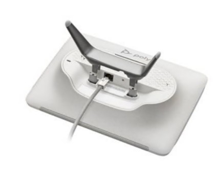 Controlador de toque Certificação Zoom branco Compatível com TAA HP Poly TC10 No Radio , 93S70AA