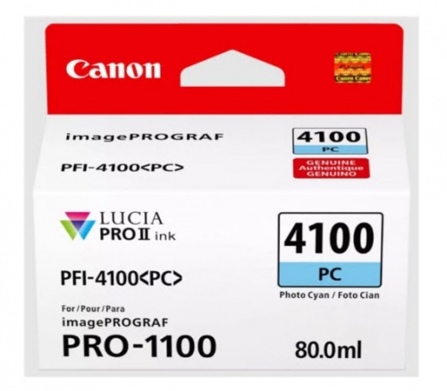 Tinteiro Canon PFI-4100 PC 80 ml ciano de foto original , 6781C001