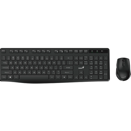 KM-8206S - Teclado + Rato sem fios Preto. 2.4GHZ com tecla AI