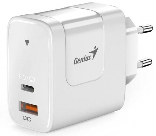 Carregador PD-65AC, 65W Wall Charger, Dual Port (USB-C + USB-A), EU Plug