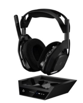 Auscultadores Logitech G Astro A50 X Bluetooth LIGHTSPEED sem fios preto