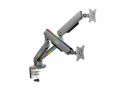 Suporte Alpha Gamer Navi Heavy-Duty Dual Monitor RGB