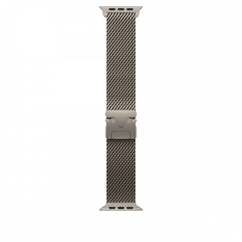 49mm Natural Titanium Milanese Loop - Medium