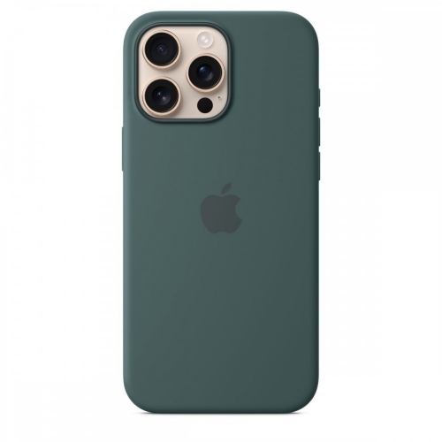 iPhone 16 Pro Max Silicone Verde lago